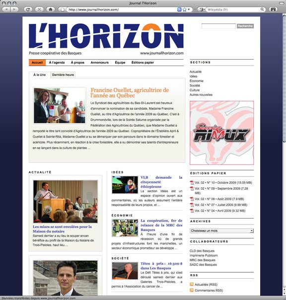 Le texte a d'abord été publié dans L'Horizon, presse coopérative des Basques