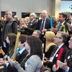 Les participants ont vibré au rythme de la musique composée spécialement pour l'occasion par le groupe montréalais Samajam, qui s'est produit en direct à Ottawa. Photo: Nicolas Falcimaigne